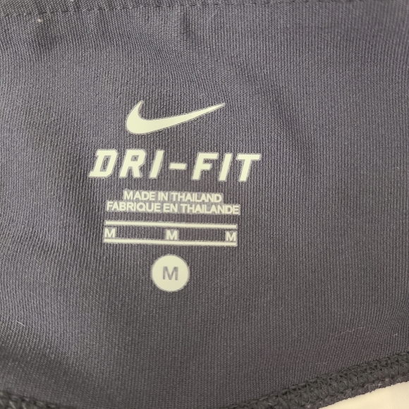 Nike Dri-Fit Gray and Orange Capri Athletic Pants Size Medium - Picture 4 of 5